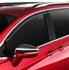 Husky Liners Low Profile Ventvisor Deflector; Smoke with Chrome Trim; Outside Mount; 4 pc. 2017-2023 Chrysler Pacifica 2884062