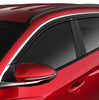 Husky Liners Low Profile Ventvisor Deflector; Smoke with Chrome Trim; Outside Mount; 4 pc. 2022-2023 Hyundai Tucson 2884068