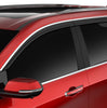 Husky Liners Low Profile Ventvisor Deflector; Smoke with Chrome Trim; Outside Mount; 4 pc. 2018-2024 Buick Enclave 2884066