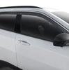 Husky Liners Low Profile Ventvisor Deflector; Smoke with Chrome Trim; Outside Mount; 4 pc. 2884017