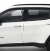 Husky Liners Low Profile Ventvisor Deflector; Smoke with Chrome Trim; Outside Mount; 4 pc. 2884015