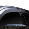 Husky Liners Low Profile Ventvisor Deflector; Matte Black; Outside Mount; 4 pc. 2005-2015 Toyota Tacoma Double Cab Pickup 2857048