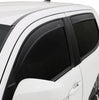 Husky Liners Low Profile Ventvisor Deflector; Matte Black; Outside Mount; 4 pc. 2005-2015 Toyota Tacoma Double Cab Pickup 2857048