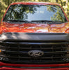 Husky Liners Aeroskin II Hood Protector; Matte Black Low Profile 2830196