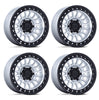 (4) 20x9 KMC KM552 IMS Machined Matte Black Wheels 6X135 +18MM For 2004-2026 Ford F-150