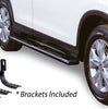 Go Rhino 685490367B - 5" OE Xtreme Low Profile SideSteps With Mounting Bracket Kit - Black Powder Coat