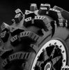 SuperATV Intimidator Tires 32x10x14 on 14" Healy Lock Series Wheels 4/156 Pattern INT321014-WHL1564147BL#AA