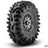 SuperATV  Intimidator Tires 34x10x15 on 15" Matte Titanium Hellfire Wheels 4/136 Pattern INT3410515-WHL1364157ILMT#AA