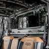 SuperATV Kawasaki Ridge Glass Sliding Rear Windshield RGWS-K-RID-01