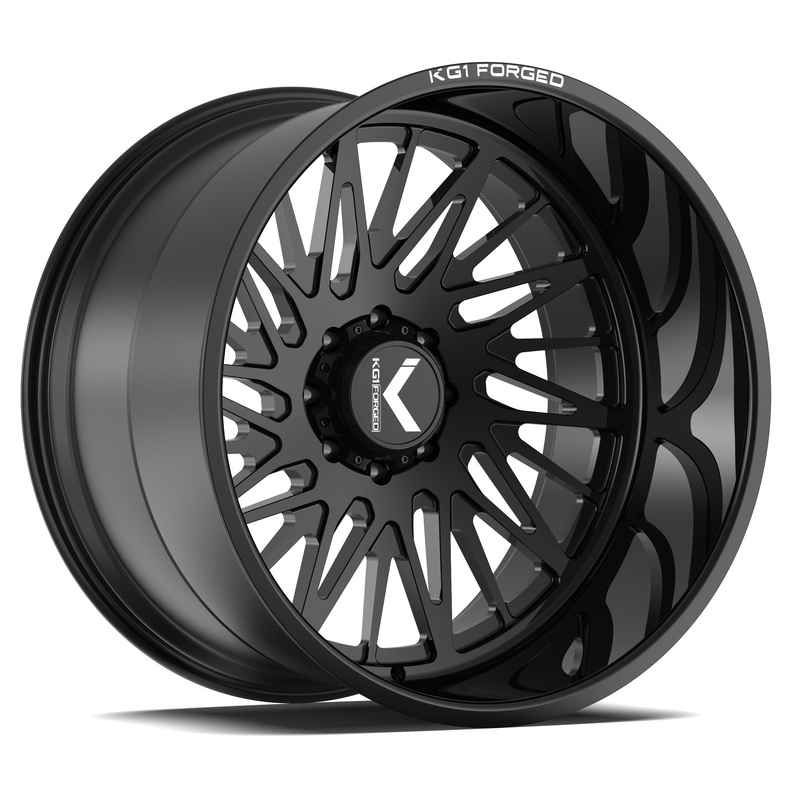 KG1 Forged Hardtail Gloss Black 22X10
