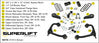 Superlift 3" Lift Kit - 20-25 Silverado/Sierra 2500HD/3500HD w/out Overload Leaf Springs K1013
