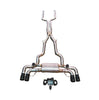 Valvetronic BMW G30, M550i 4.4L Catback, T304 SS, Carbon Fiber 4.0" Tips BMW.G30.M550i.VSES.BR.RC