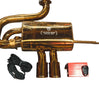 Valvetronic Lotus Evora 3.5L, Catback, T304 SS Anodized Gold, Gold 3.5" Tips LOT.EVOR.VSES.AG