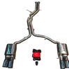 Valvetronic Audi B8, B8.5 S4, S5 3.0, 4.2L Catback T304 SS Carbon Fiber 3.5" Tips AUD.B8.S4.VSES.BR.RC