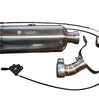 Valvetronic Universal Bike Valved Angled Muffler Kit 1.5" VTD.BIKE.SB.UVM.ANG.38MM