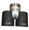Valvetronic Universal Exhaust Tips 2.5" Single to Dual Carbon Fiber VTD.TIP.SD.63MM
