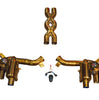 Valvetronic Ferrari GTC 4 Lusso 6.3L Catback, T304 SS Anodized Gold OEM Style Tips FER.GTC4.VSES.AG