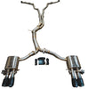 Valvetronic Audi B9 S4,S5 3.0L Catback T304 SS Carbon Fiber 3.5" Tips AUD.B9.S4.VSES.BR.RC