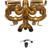 Valvetronic Lamborghini LP 740-4 6.5L Catback, T304 SS Anodized Gold, Reuses OEM Style Tips LAM.LP740.VSES.AG
