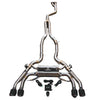 Valvetronic BMW F97,F98 X3M,X4M 3.0L Catback, T304 SS Carbon Fiber 4.0" Tips BMW.F9X.X3M.VSES.BR.RC