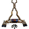 Valvetronic BMW F91 M8 3.0L Catback, Grade 5 Titanium Carbon Fiber 4.0" Tips BMW.F91.M8.VSES.Ti.RC