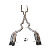 Valvetronic BMW F10 M5 4.4L Catback T304 SS, Burnt 3.5" Tips BMW.F10.M5.VSES.BR.BRT