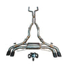 Valvetronic BMW F95 X5M 4.4L Catback, T304 SS Carbon Fiber 4.0" Tips BMW.F95.X5M.VSES.BR.RC