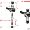 SuperATV Polaris RZR RS1 Heavy-Duty Tie Rod Kit TRRA-P-RZR-1K-14-ST-001#RS