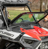 SuperATV Polaris RZR XP Turbo Flip Down Glass Windshield