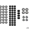 SuperATV Polaris RZR Trail S 900 A-Arm Bushings AAB-P-RZR900-K4-001#TRS