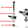 SuperATV Polaris RZR S 800 Heavy-Duty Tie Rod Kit TRRA-P-RZRS-01-14-ST-001