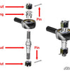 SuperATV Polaris RZR XP Turbo Heavy-Duty Tie Rod Kit