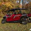 SuperATV Polaris General 4 Heavy Duty Nerf Bars - Wrinkle Black NB-P-GEN4-001-00