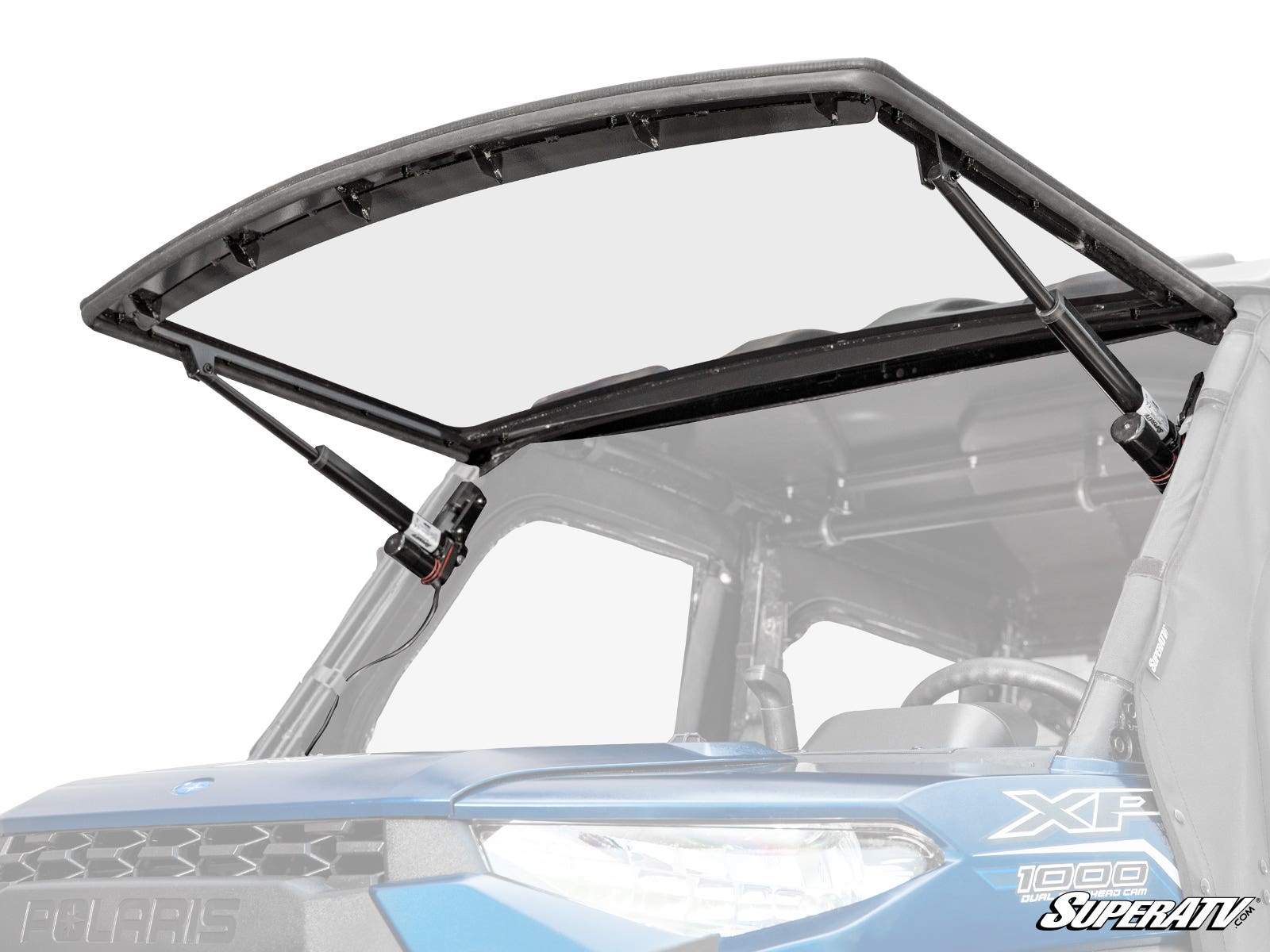 SuperATV Polaris Ranger XP 1000 MaxDrive Power Flip Windshield PFWS-P-RAN1K-70#AA