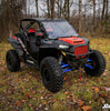 SuperATV Polaris RZR XP Turbo High Clearance 1.5" Forward Offset A-Arms (Chromoly)