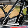 SuperATV Polaris RZR Turbo R Rear Vented Windshield