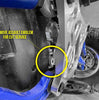 Assault Industries Billet Radius Rod Reinforcement Plate (Fits: Turbo S) RABB-P-RZRTS-B