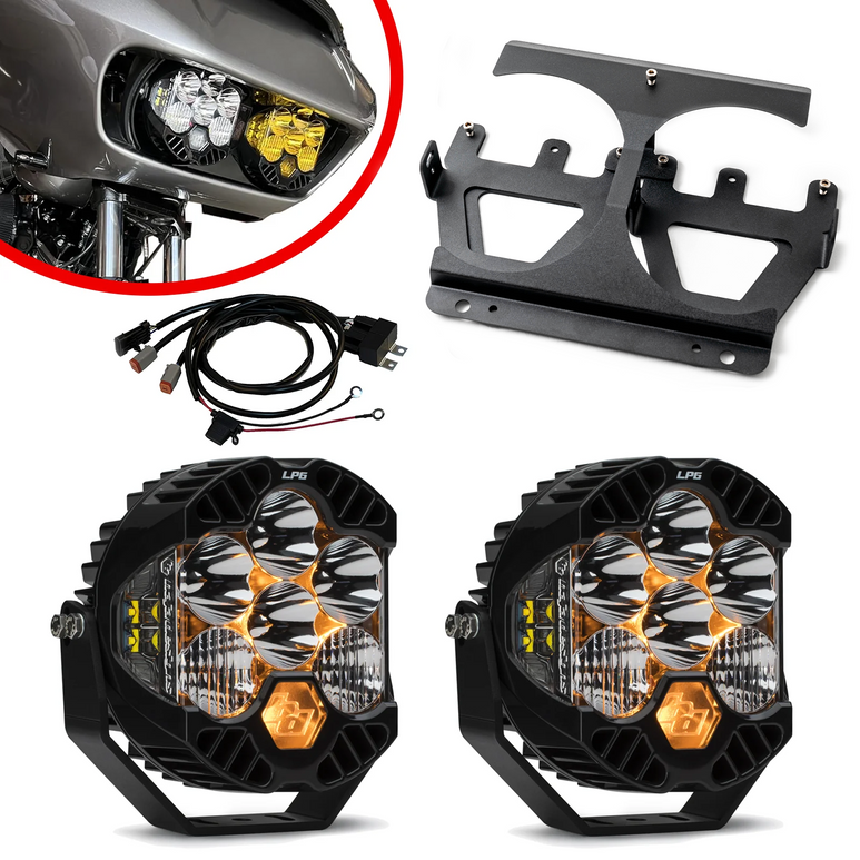 Baja LP6 Pro Headlight Kit For 15-23 Harley Road Glide – Rudy's