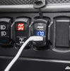 SuperATV 12 V UTV Voltmeter and Dual USB Charger RS-U-001