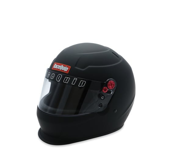 RaceQuip PRO25 Full Face Racing Helmet Flat Black Small