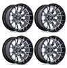(4) 20x9 Fuel Catalyst Chrome Wheels 8X170 +1MM Offset For 1999-2027 Ford F-250/F-350 SRW