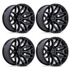 (4) 20x9 Fuel Flux Gray Tint Wheels 8X170 +1MM Offset For 1999-2027 Ford F-250/F-350 SRW