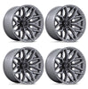 (4) 20x10 Fuel Flux Platinum Wheels 8X170 -18MM Offset For 1999-2027 Ford F-250/F-350 SRW