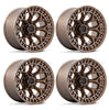 (4) 20x10 Fuel Charger Bronze Wheels 8X170 -18MM Offset For 1999-2027 Ford F-250/F-350 SRW