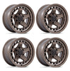 (4) 18x9 Fuel Core Bronze Wheels 8X170 +12MM Offset For 1999-2027 Ford F-250/F-350 SRW