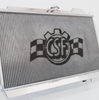CSF Slim Aluminum Radiator w/12" SPAL Fan For 2003-2006 Mitsubishi Evo 8/9