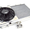 CSF Slim Aluminum Radiator w/12" SPAL Fan For 2003-2006 Mitsubishi Evo 8/9