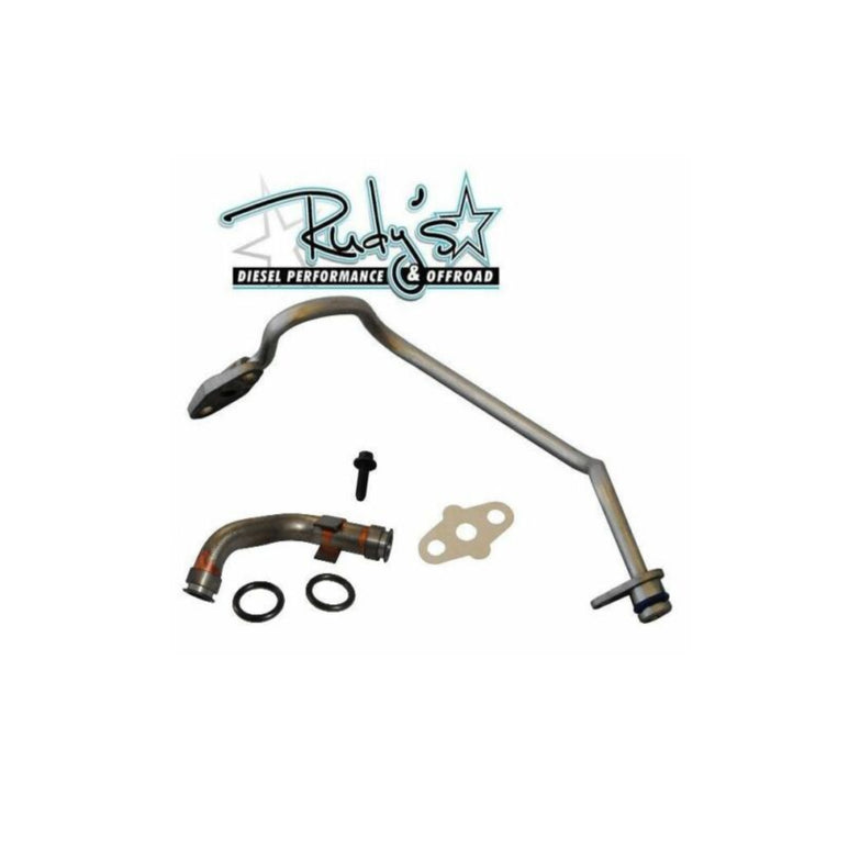 Updated Turbo Oil Feed & Drain Line Kit For Ford 6.0L Powerstroke F250 F350 F450 F550