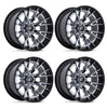 (4) 20x10 Fuel Catalyst Chrome Wheels 8X170 -18MM Offset For 1999-2027 Ford F-250/F-350 SRW