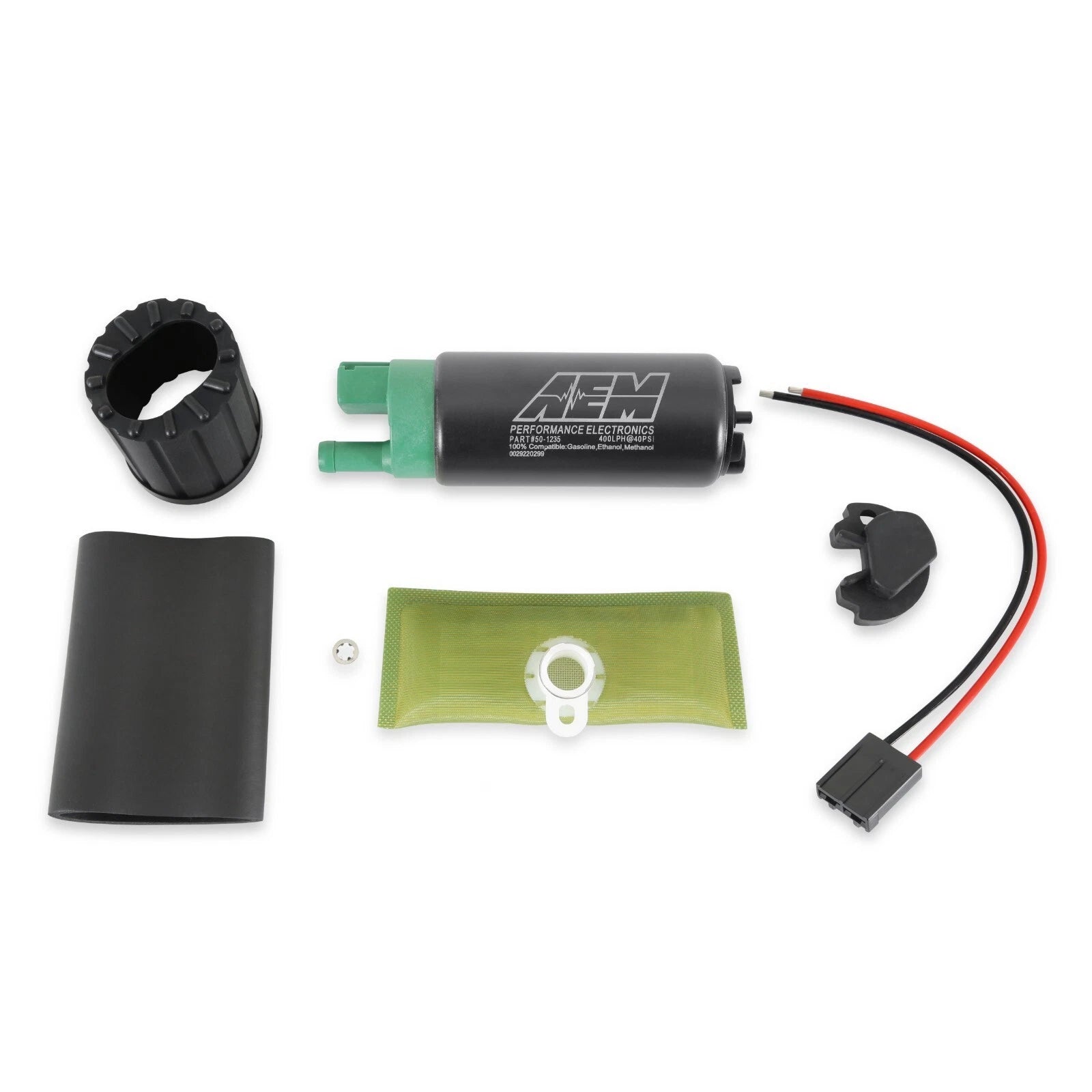 AEM 400LPH E85 Compatible High Flow In-Tank Fuel Pump Kit 39mm with 5/16" Barb Outlet